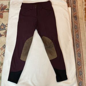 R.J. Classics Ladies’ Gulf Natural Rise Front-Zip Knee-Patch Breech size 24